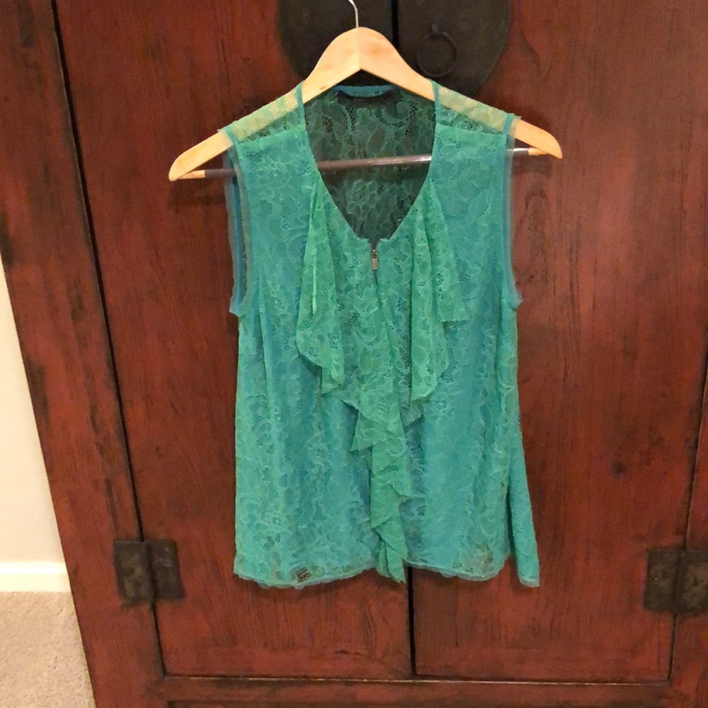 Bcbg Teal Blouse barely used